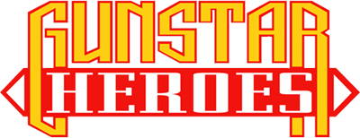 Gunstar Heroes logo for Sega Mega Drive